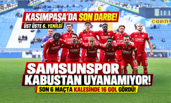 Samsunspor kabustan uyanamıyor! Son 6 maçta 16 gol yedi