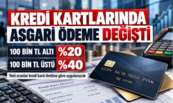 Kredi kartı kullanan milyonları ilgilendiriyor: Asgari ödeme tutarı değişti!