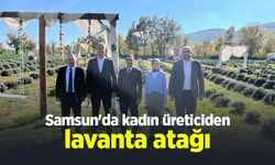 Samsun'da kadın üreticiden lavanta atağı!