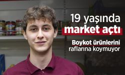 19 yaşında market açtı: Boykot ürünlerini raflarına koymuyor