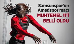 Samsunspor'un Amedspor maçı MUHTEMEL 11'İ BELLİ OLDU