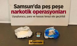 Samsun'da peş peşe narkotik operasyonları: Uyuşturucu, para ve hassas terazi ele geçirildi