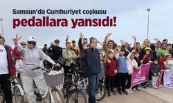 Samsun'da Cumhuriyet coşkusu pedallara yansıdı!