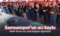 Samsunspor’un acı kaybı: Refik Moral son yolculuğuna uğurlandı