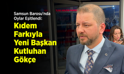 Samsun Barosu'nda Oylar Eşitlendi: Kıdem Farkıyla Yeni Başkan Kutluhan Gökçe