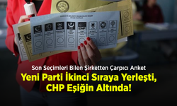 Son Seçimleri Bilen Şirketten Çarpıcı Anket: Yeni Parti İkinci Sıraya Yerleşti, CHP Eşiğin Altında!
