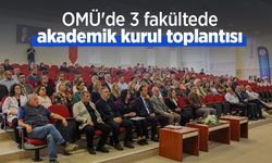 OMÜ'de 3 fakültede akademik kurul toplantısı: Eğitim ve araştırma hedefleri görüşüldü