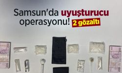 Samsun'da uyuşturucu operasyonu! 2 gözaltı