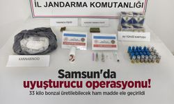 Samsun'da uyuşturucu operasyonu! 33 kilo bonzai üretilebilecek ham madde ele geçirildi