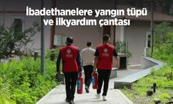 İbadethanelere yangın tüpü ve ilkyardım çantası