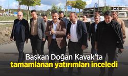 Başkan Doğan Kavak'ta tamamlanan yatırımları inceledi