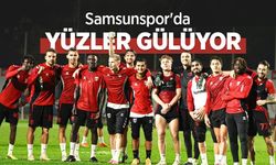 Samsunspor'da YÜZLER GÜLÜYOR