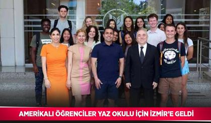 Amerikalı öğrenciler yaz okulu için İzmir’e geldi