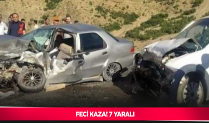 Feci trafik kazası: 7 yaralı