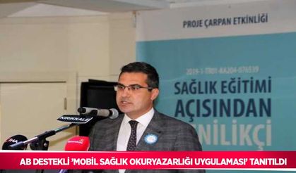 AB destekli ’mobil sağlık okuryazarlığı uygulaması’ tanıtıldı