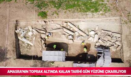 Amasra’nın toprak altında kalan tarihi gün yüzüne çıkarılıyor