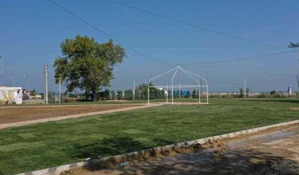 Kır düğün salonu için çalışmalar adım adım ilerliyor