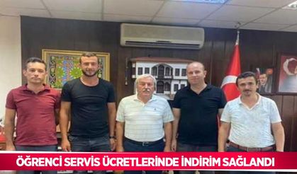 Öğrenci servis ücretlerinde indirim sağlandı