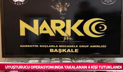 Uyuşturucu operasyonunda yakalanan 4 kişi tutuklandı