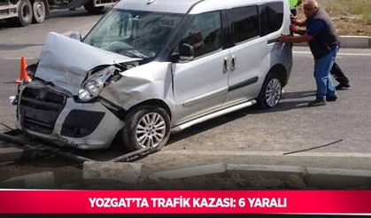 Yozgat’ta trafik kazası: 6 yaralı