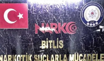 Bitlis’te 6 kilo 200 gram eroin ele geçirildi