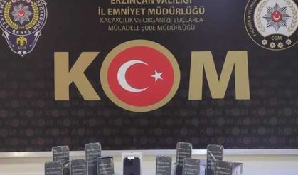 Erzincan’da 11 adet kaçak cep telefonu ele geçirildi