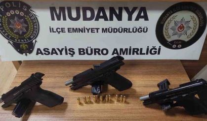 Bursa’da ruhsatsız silah bulunan 3 kişi hakkında tahkikat başlatıldı