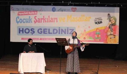 Depremzede çocuklar için “çocuk şarkıları ve masallar” etkinliği