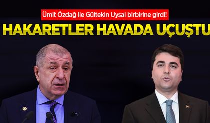Ümit Özdağ ile Gültekin Uysal birbirine girdi! Hakaretler havada uçuştu