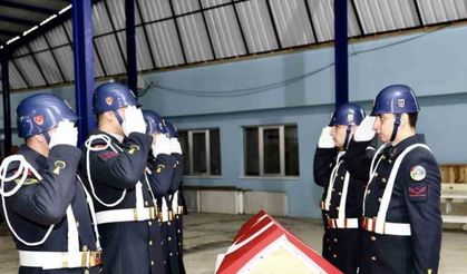 Görevi başında hayatını kaybeden uzman çavuşa veda