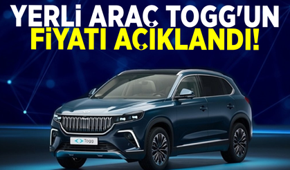 Yerli Araç Togg'un fiyatı açıklandı!