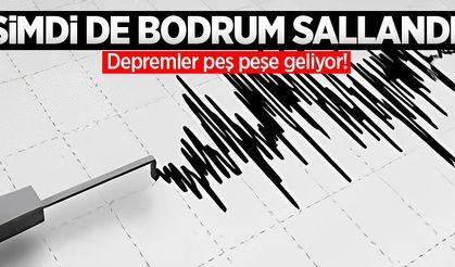 Şimdi de bodrum sallandı! Depremler peş peşe geliyor!