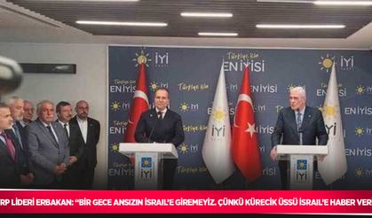 YRP Lideri Erbakan: “Bir gece ansızın İsrail’e giremeyiz. Çünkü Kürecik üssü İsrail’e haber verir”