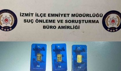 Sahte altın dolandırıcıları polise yakaladı