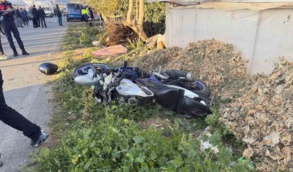 Motosiklet yayaya çarptı: 1 ölü, 1 yaralı