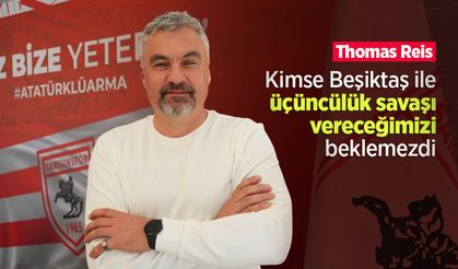 Thomas Reis: "Kimse Beşiktaş ile üçüncülük savaşı vereceğimizi beklemezdi"