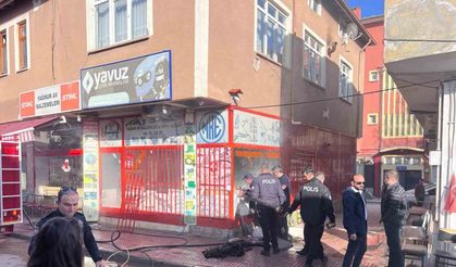 Av bayisinde korkutan yangın