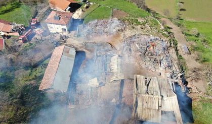 patlayan elektrik panosundan çıkan yangın 6 saatte söndürüldü