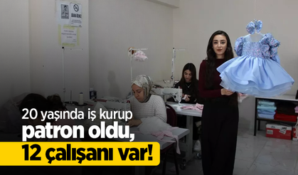 20 yaşında iş kurup patron oldu,12 çalışanı var!