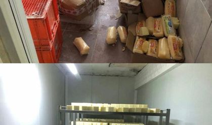 1,5 milyonluk sahte kaşar peyniri operasyonu