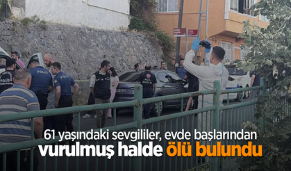 61 yaşındaki sevgililer, evde başlarından vurulmuş halde ölü bulundu