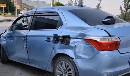 otomobil ile kamyon çarpıştı: 5 yaralı