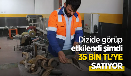 Dizide görüp etkilendi şimdi 35 bin TL’ye satıyor