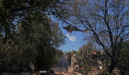 2 bin 500 yıllık antik kentin ciğerleri yandı