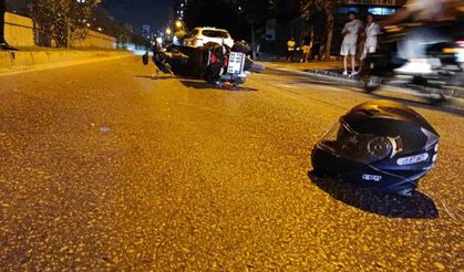 motosiklet ile otomobil çarpıştı: 1 ölü, 1 yaralı
