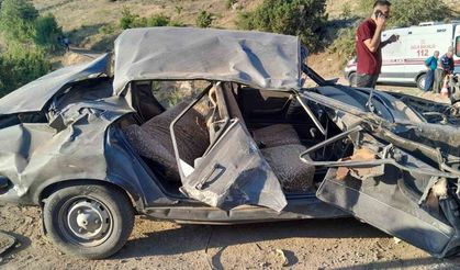 Otomobil uçuruma yuvarlandı: 1 ölü, 7 yaralı