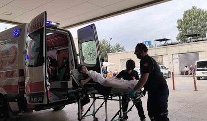 Üzerine sıcak su dökülen market çalışanı hastanelik oldu