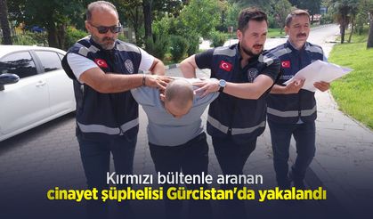 Kırmızı bültenle aranan cinayet şüphelisi Gürcistan'da yakalandı