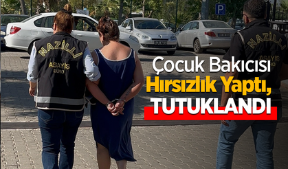 Çocuk Bakıcısı Hırsızlık Yaptı, Tutuklandı