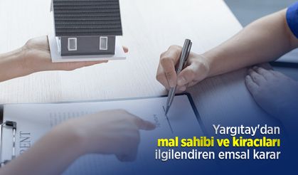 Yargıtay'dan mal sahibi ve kiracıları ilgilendiren emsal karar